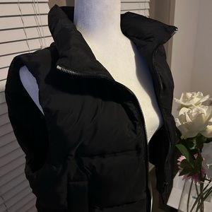 Zara vest all black